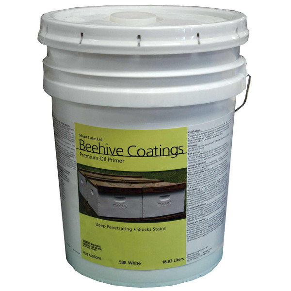 ALKYD Gloss Oil Primer, 5 gallon,PT882, Mann Lake Ltd.