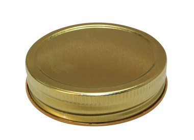 12 pack 89 mm Gold Metal Lid,CN374, Mann Lake Ltd.