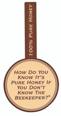 Round Beekeeper Label - Roll of 250,Z121, Mann Lake Ltd.