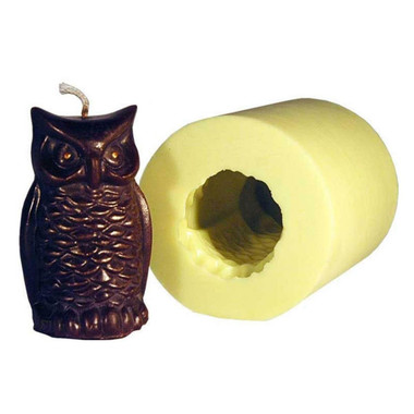 Owl Beeswax Candle Mold,PM956, Mann Lake Ltd.